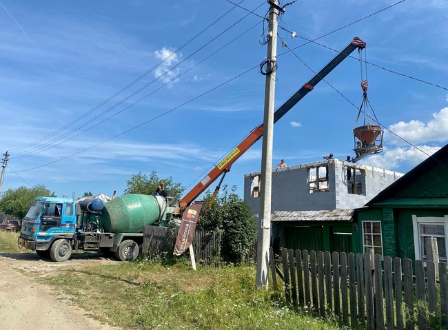 Бетонирование армопояса